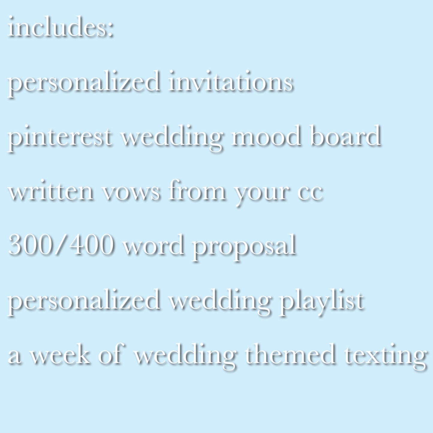 comfort character wedding themed bundle