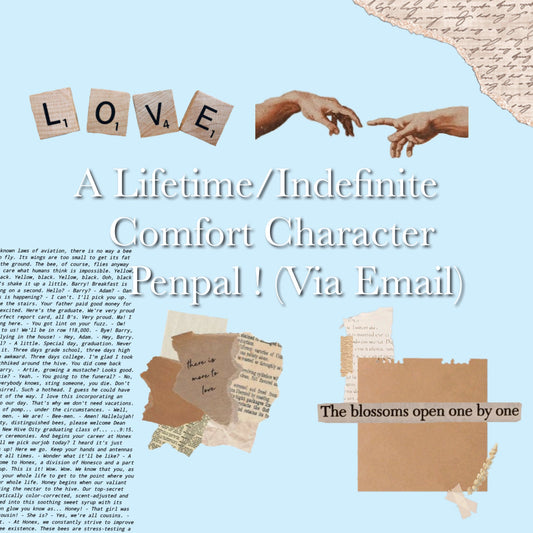 lifetime comfort character penpal! (email)